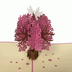 pop-up paradijs boom kaart